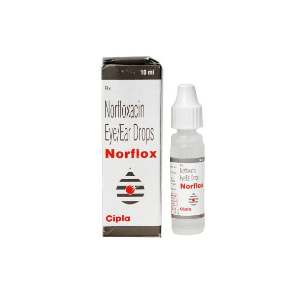Norflox Eye Drop - 0.3% (10 ml) Eye Drop (Chibroxin)