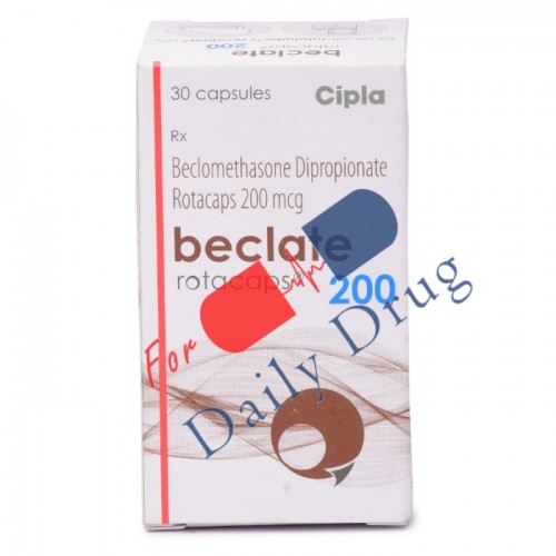 Beclate Rotacaps - 200 mcg (Beclovent)