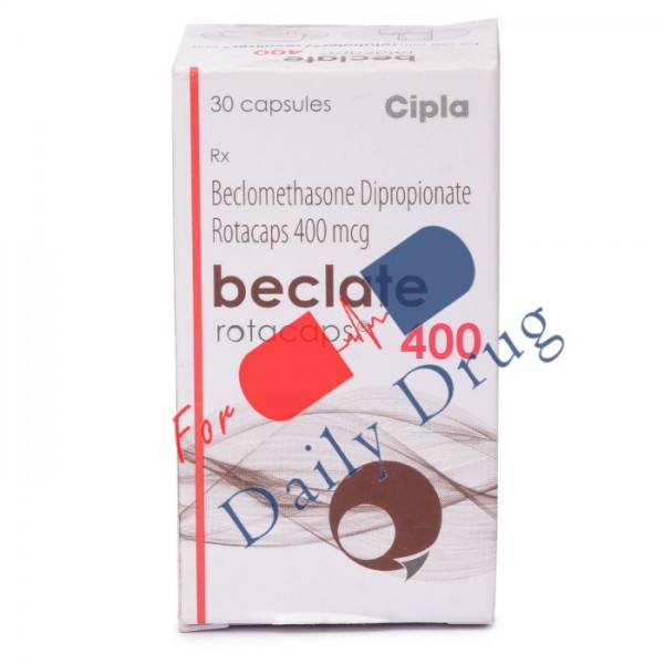Beclate Rotacaps - 400 mcg (Beclovent)