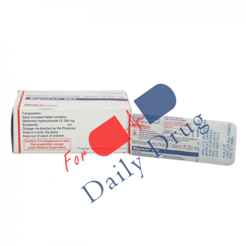 Bigomet - 250 mg (Glucophage)