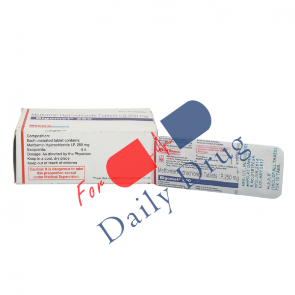 Bigomet - 250 mg (Glucophage)