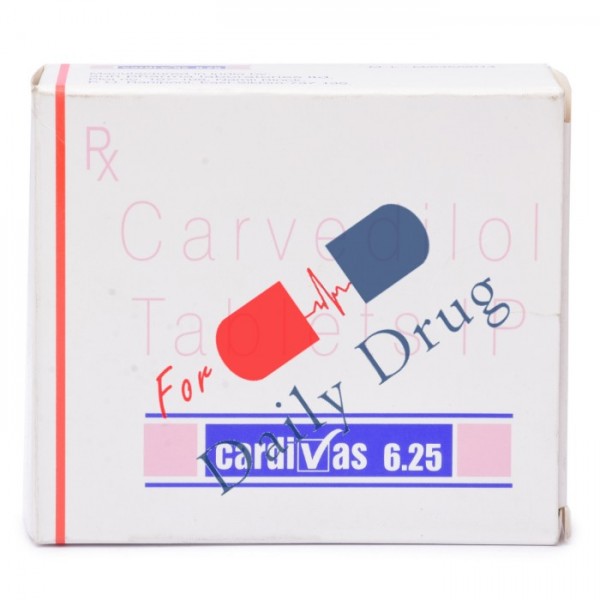 Cardivas - 6.25 mg (Coreg)