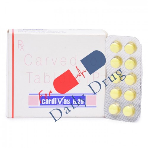 Cardivas - 6.25 mg (Coreg)