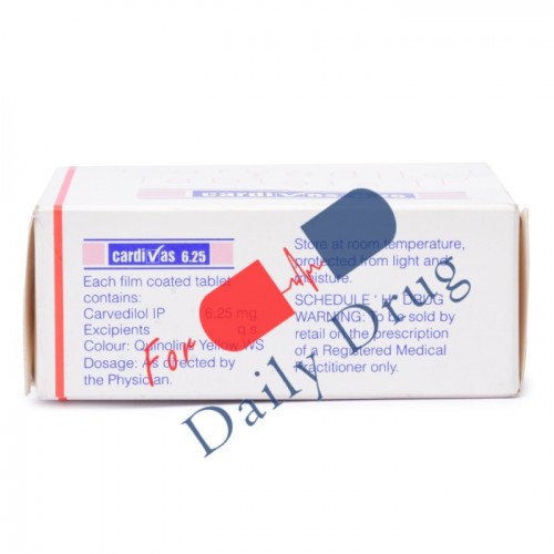Cardivas - 6.25 mg (Coreg)