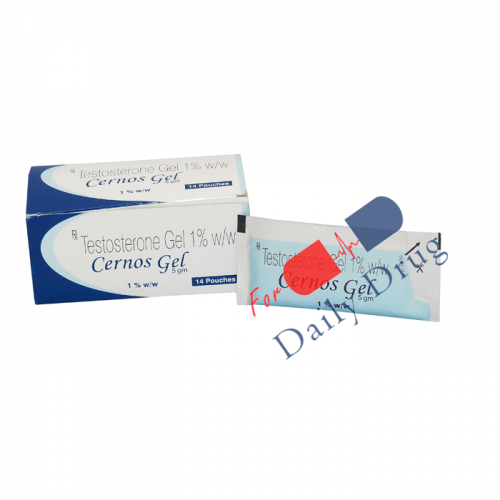 Cernos Gel 5 gm (Andro gel, Axiron, Depo-testosterone, Androderm are brands having testosterone gel available in US market.)