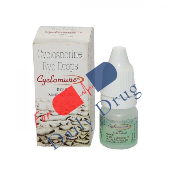 Cyclomune .05% - 3 ml Eye Drop (Cyclosporine)