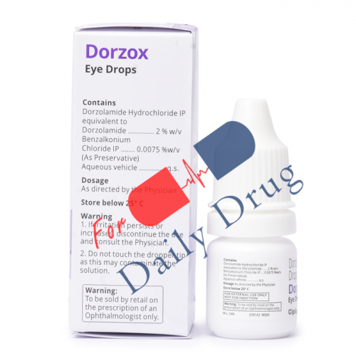 Dorzox Eye Drop - 2% (5 ml) Eye Drop (Trusopt)