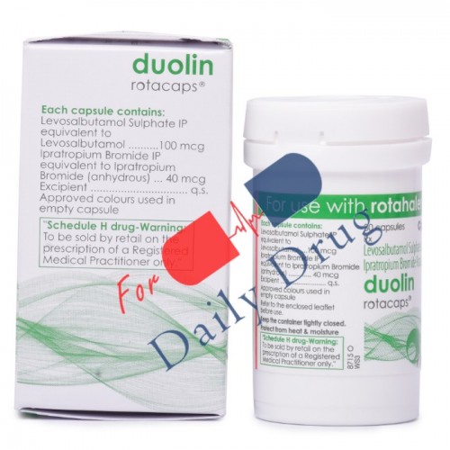 Duolin Rotacaps - 100 mg+ 40 mg (Combivent)