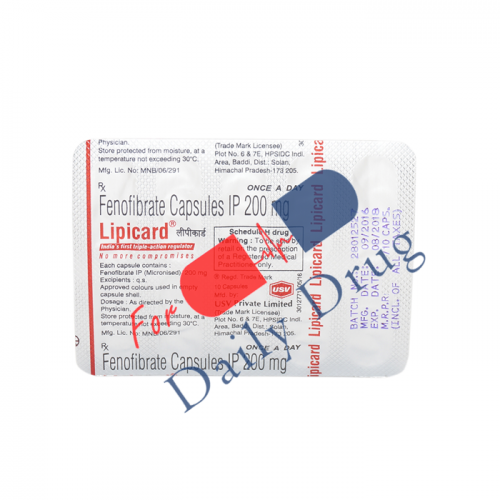 Lipicard - 200 mg (Tricor)