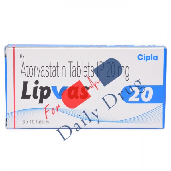 Lipvas - 20 mg (Lipitor)