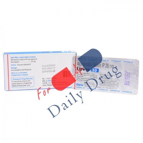 Lipvas - 20 mg (Lipitor)