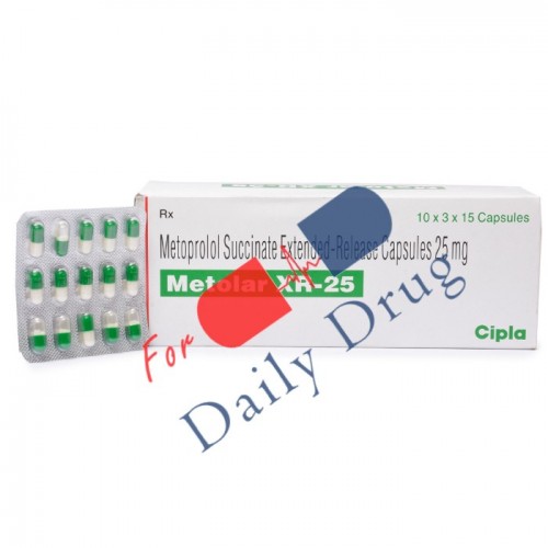 Metolar XR - 25 mg (Toprol XL)