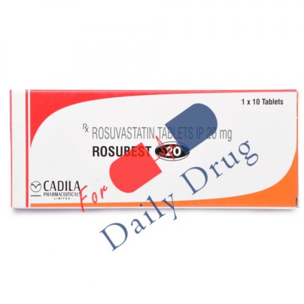 Rosubest - 20 mg (Crestor)
